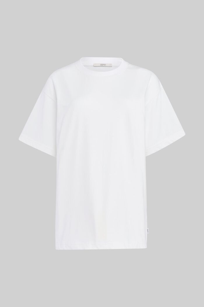 Uniseks T-shirt met print op de rug, WHITE, detail image number 6
