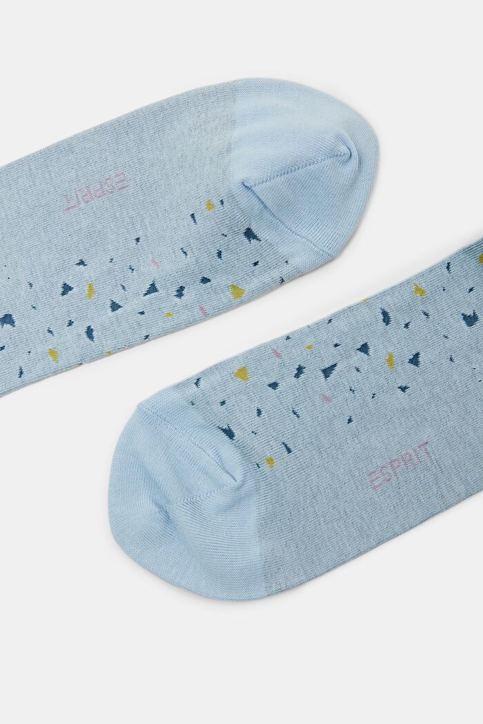 Gebreide sokken met print, CLOUD, detail image number 2