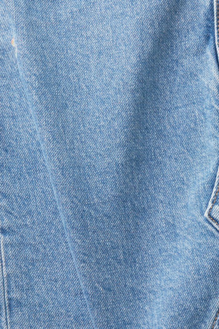 Mini-jupe en jean ornée de détails déchirés, BLUE MEDIUM WASHED, detail image number 6