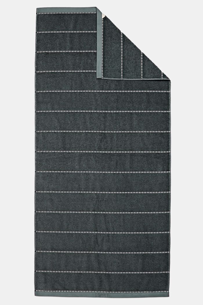 Met TENCEL™: handdoekenlijn van badstof, GREY STEEL, detail image number 2