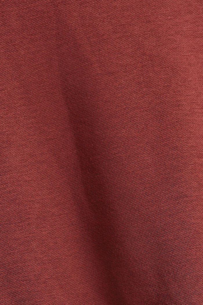 Mini-robe en mélange de matières à teneur en coton biologique, GARNET RED, detail image number 4