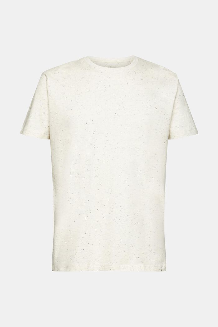 T-shirt en jersey moucheté, WHITE, detail image number 6