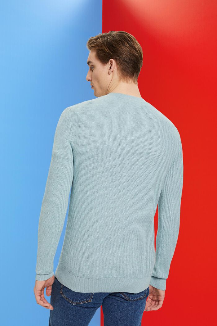 Gestreepte sweater, GREY BLUE, detail image number 3
