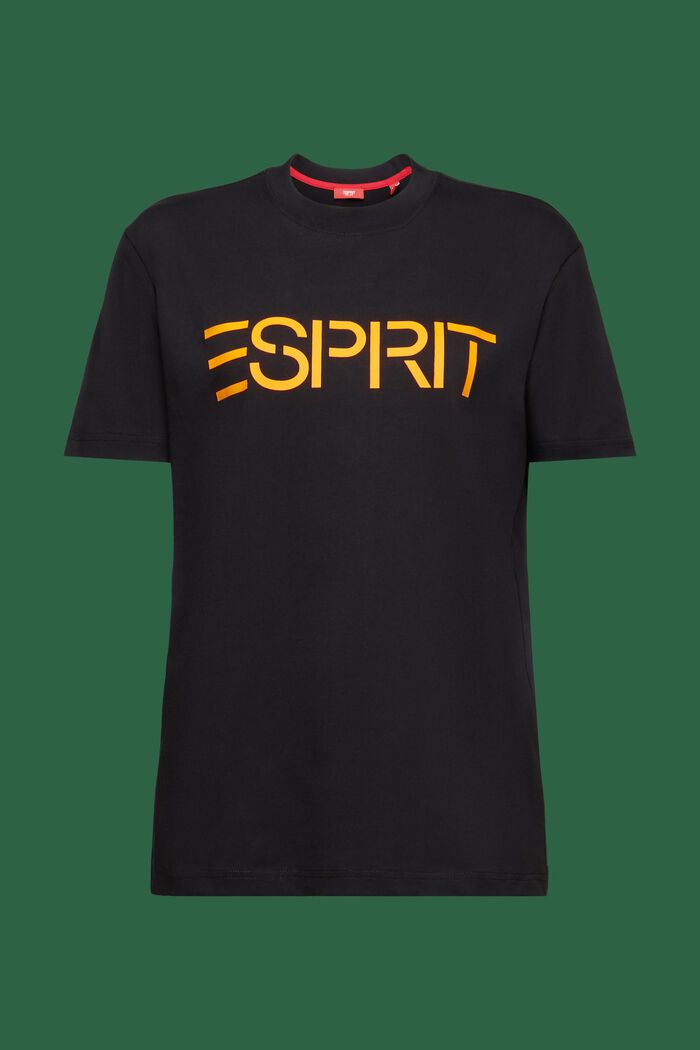 Uniseks T-shirt van katoen-jersey met logo, BLACK, detail image number 7