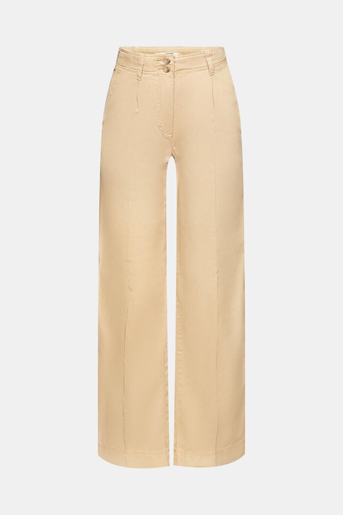 Pantalon chino à jambes larges, SAND, detail image number 7