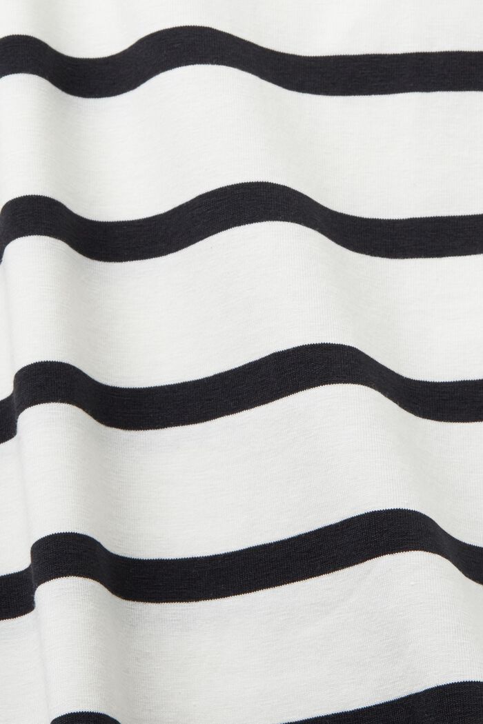 Gestreept mouwloos T-shirt, OFF WHITE, detail image number 4