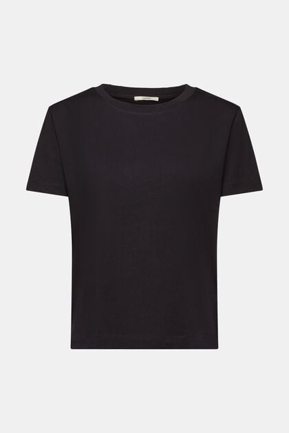 T-shirt à encolure ronde en coton