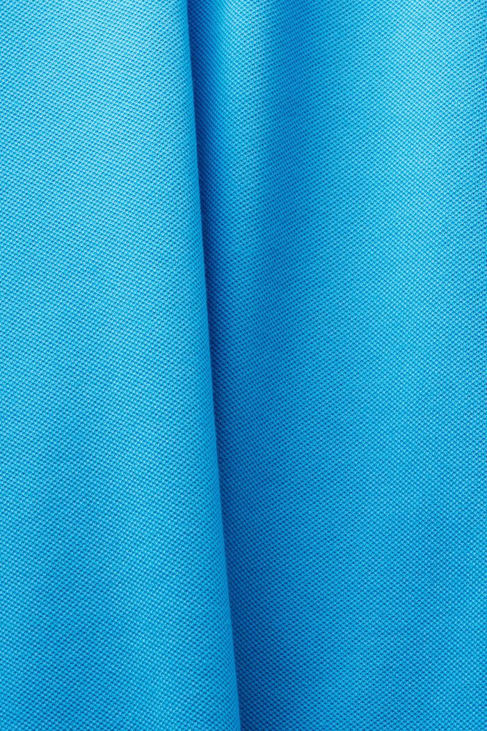 Polo à logo, BLUE, detail image number 4