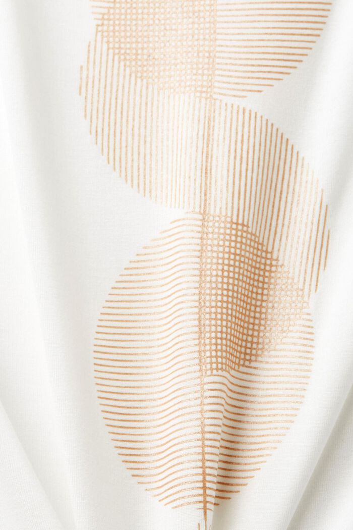 T-shirt à imprimé sur le devant, LENZING™ ECOVERO™, OFF WHITE, detail image number 5
