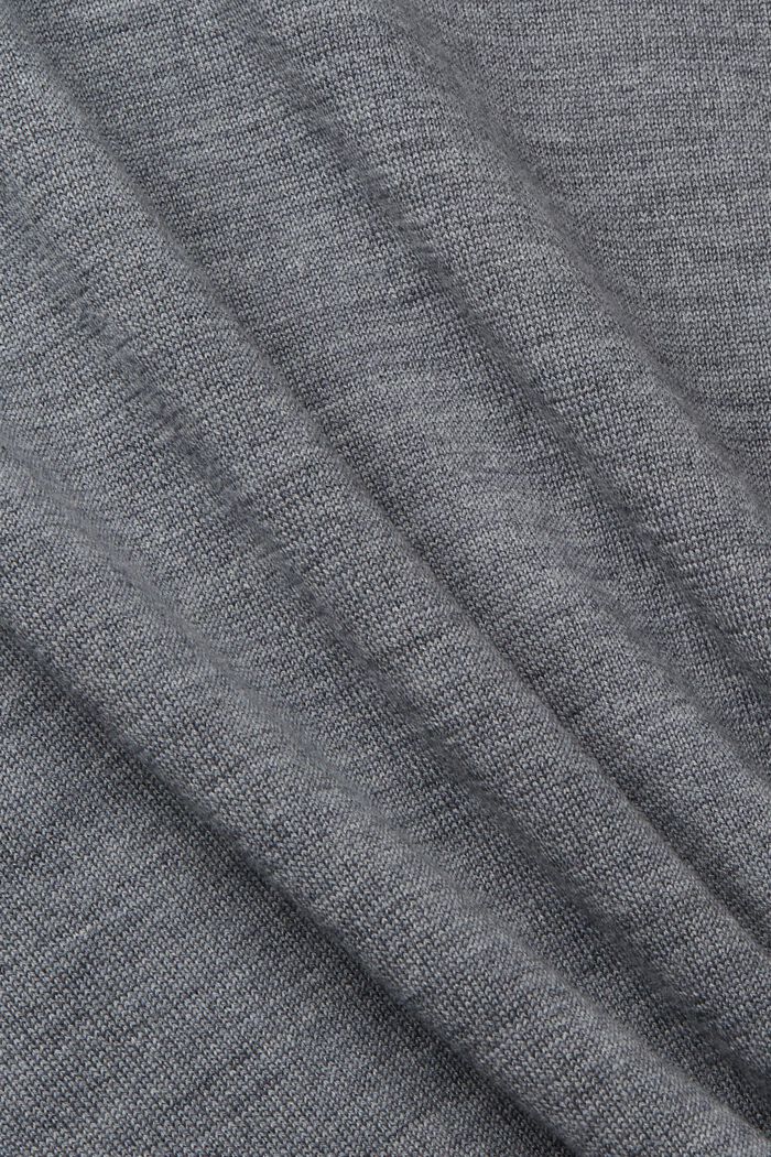 Pull-over en laine tricoté, GREY, detail image number 1