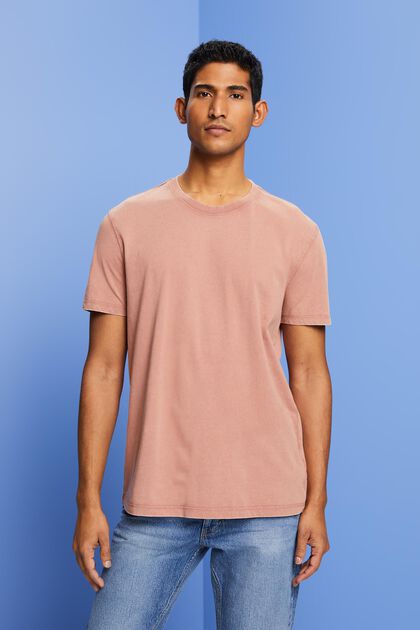 Garment-dyed jersey T-shirt, 100% katoen