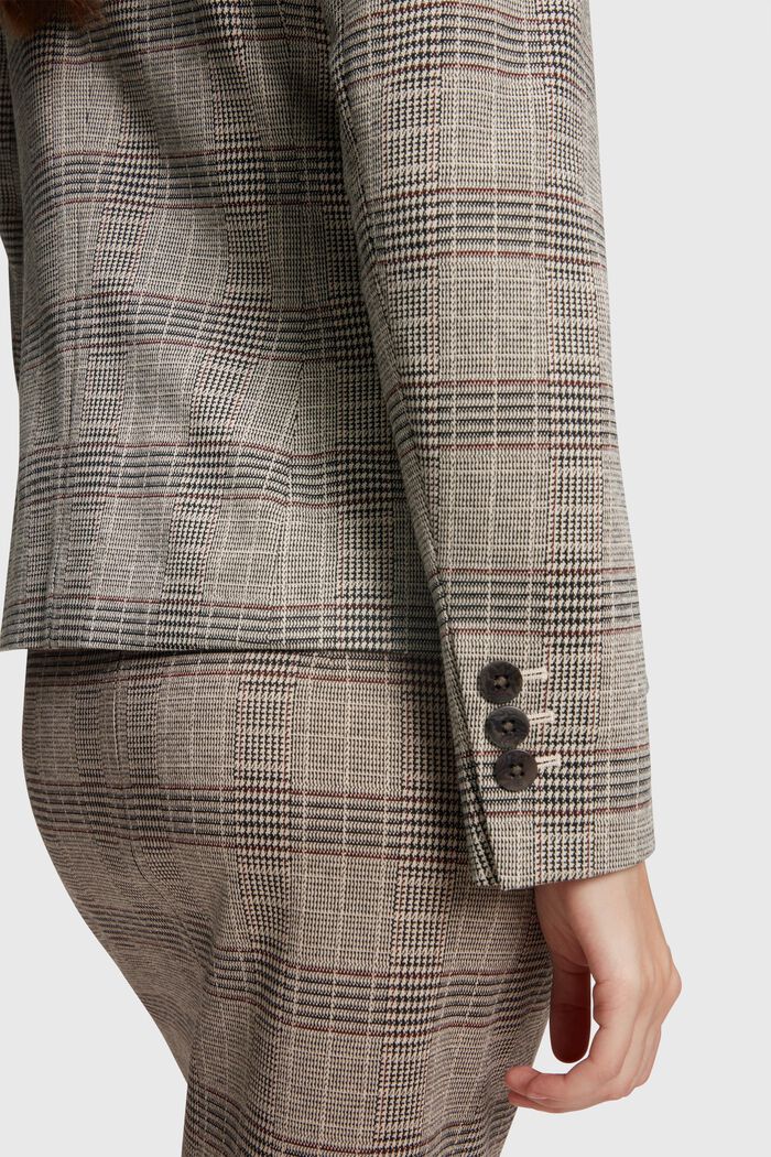 PRINCE OF WALES CHECK mix & match blazer, BEIGE, detail image number 3