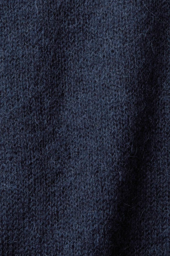 Pull rayé à manches courtes, NAVY, detail image number 6