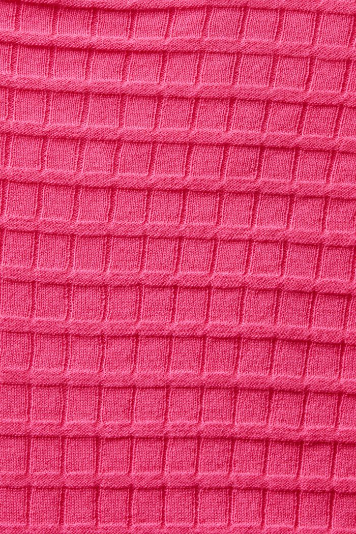 Pull-over en maille texturée, PINK FUCHSIA, detail image number 4