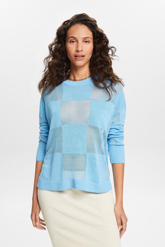 Sweaters, LIGHT TURQUOISE, detail image number 0