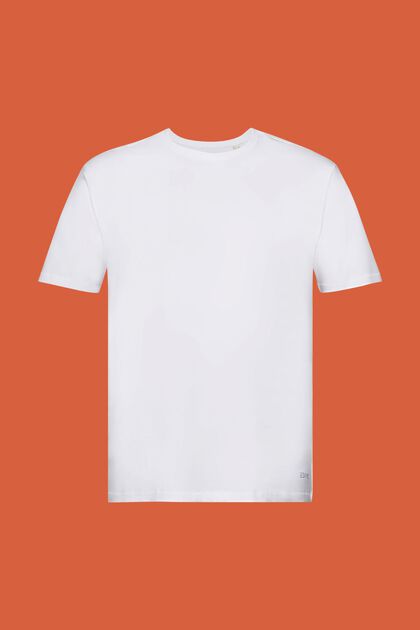 Jersey T-shirt met print op de achterkant, 100% katoen