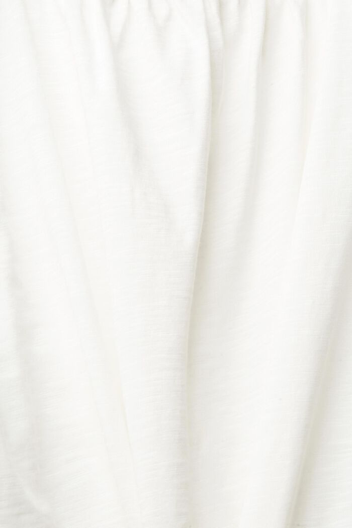 T-shirt met volantmouwen van gehaakte kant, OFF WHITE, detail image number 4