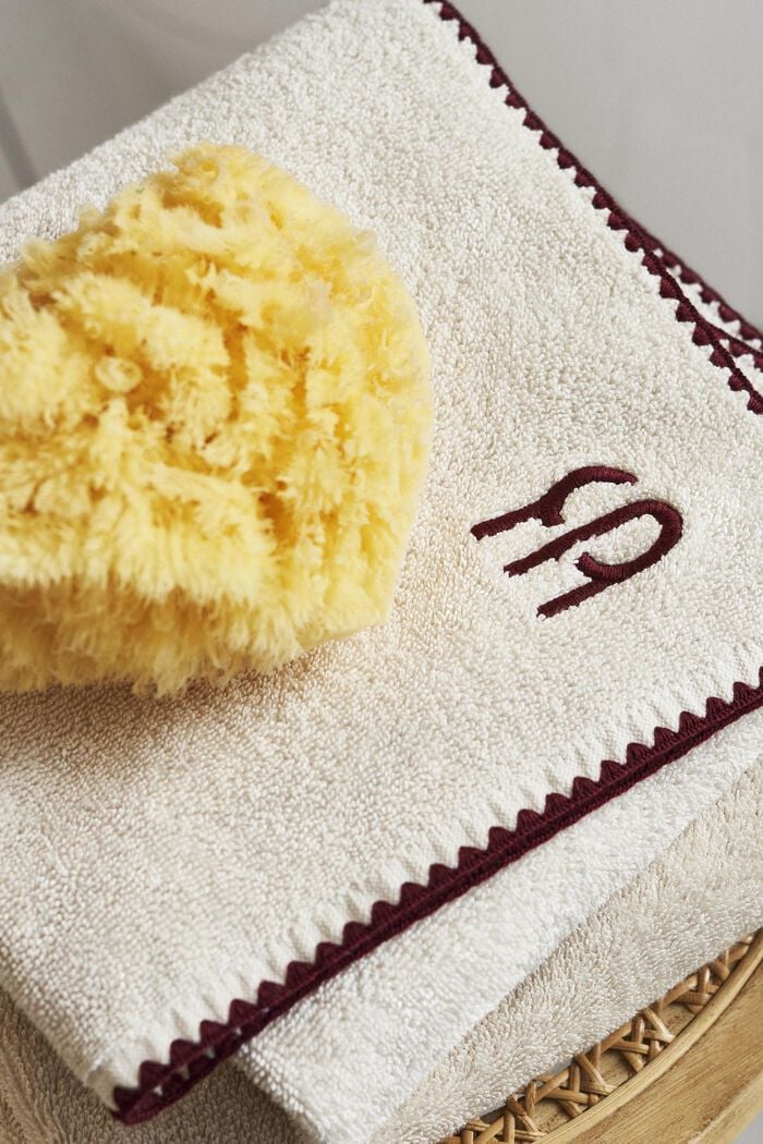 Handdoek van 100% katoen, SAND, detail image number 3