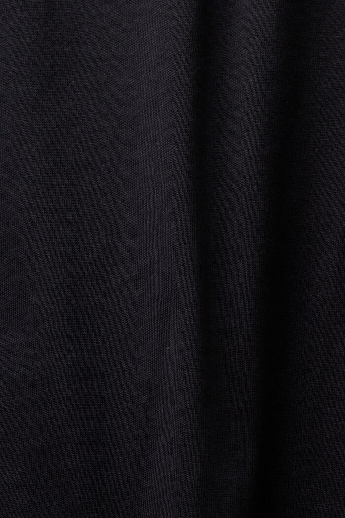 T-shirt à col ras-du-cou cintré à la taille, BLACK, detail image number 5