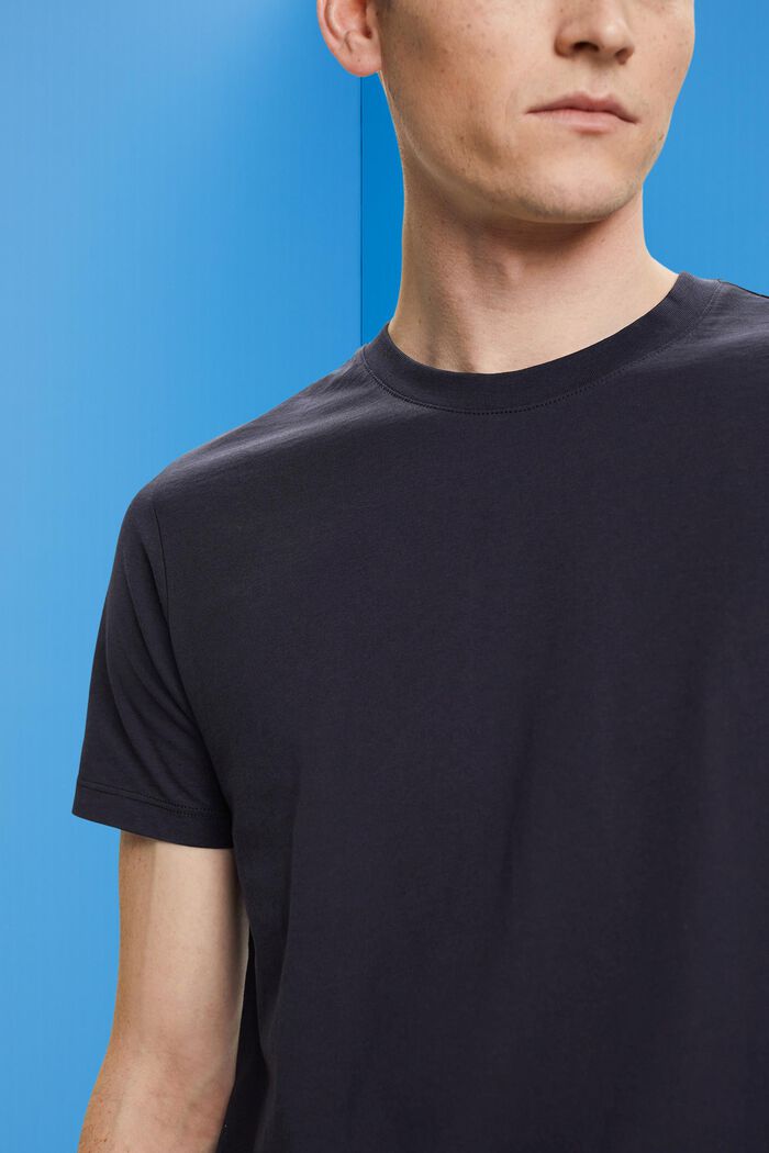 T-shirt en jersey à col ras-du-cou, NAVY, detail image number 1