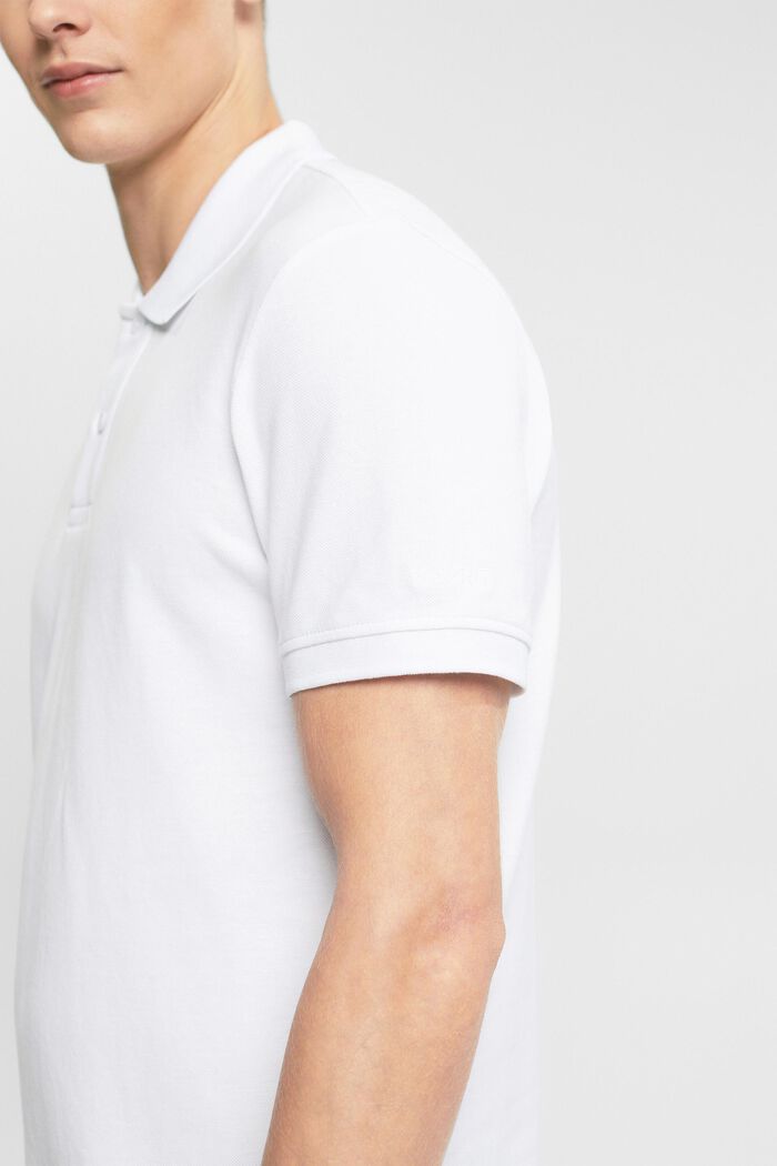 Polo coupe Slim Fit, WHITE, detail image number 2