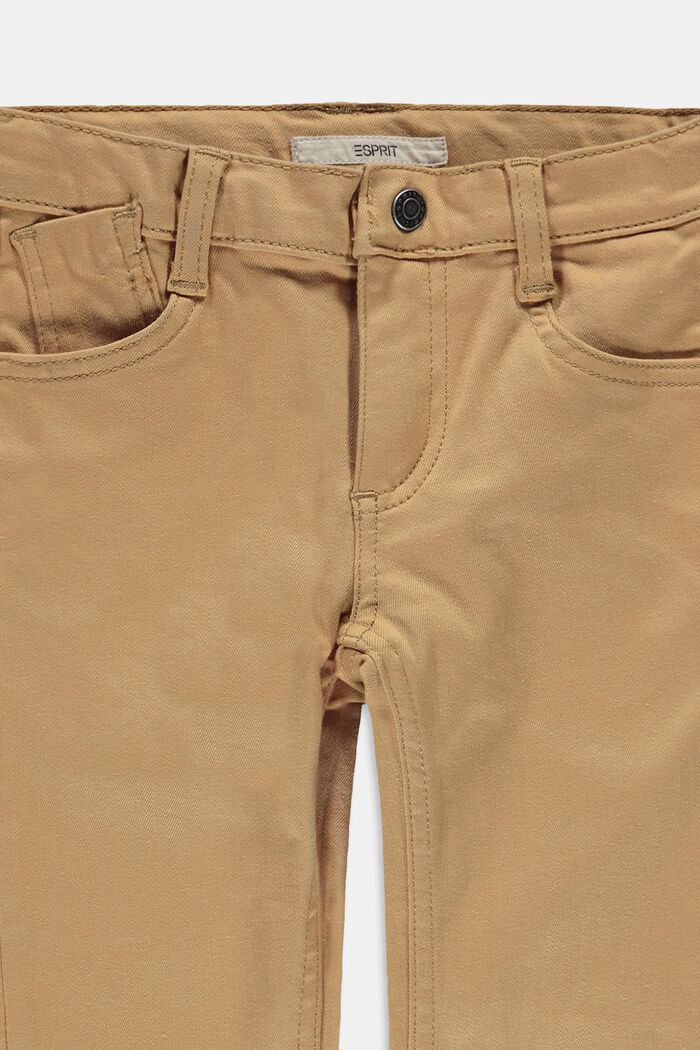 Pantalon 5 poches à taille ajustable, CARAMEL, detail image number 2