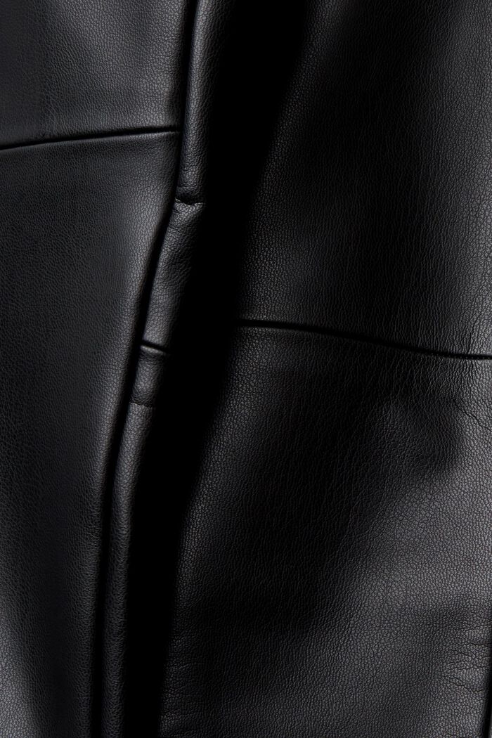 Pantalon en similicuir, BLACK, detail image number 6