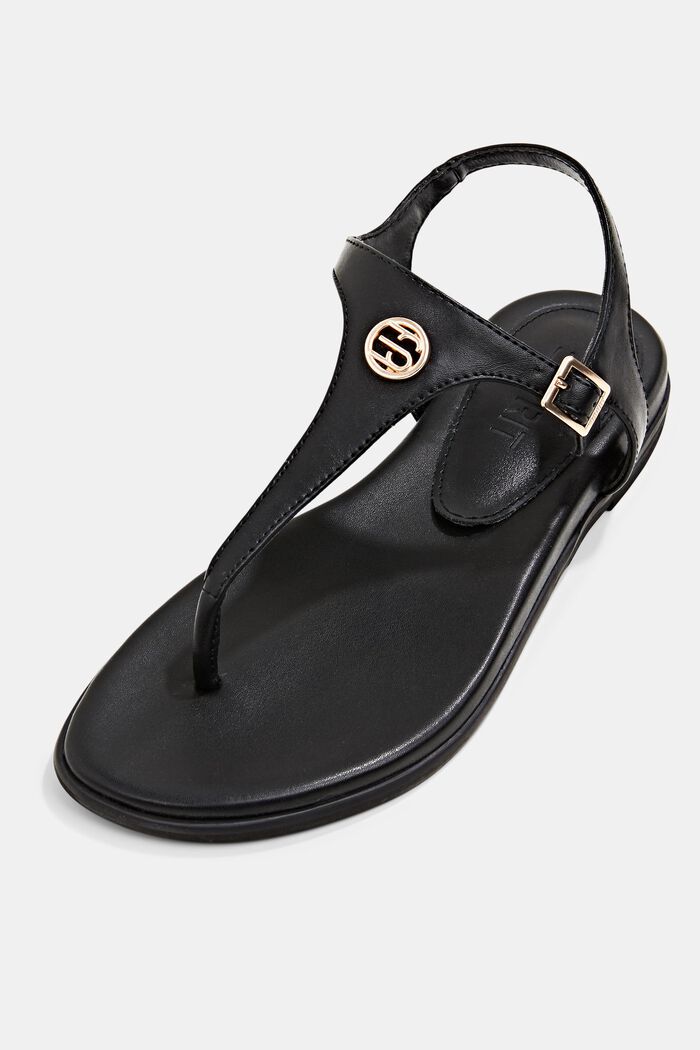 Sandales à entredoigts, BLACK, detail image number 4