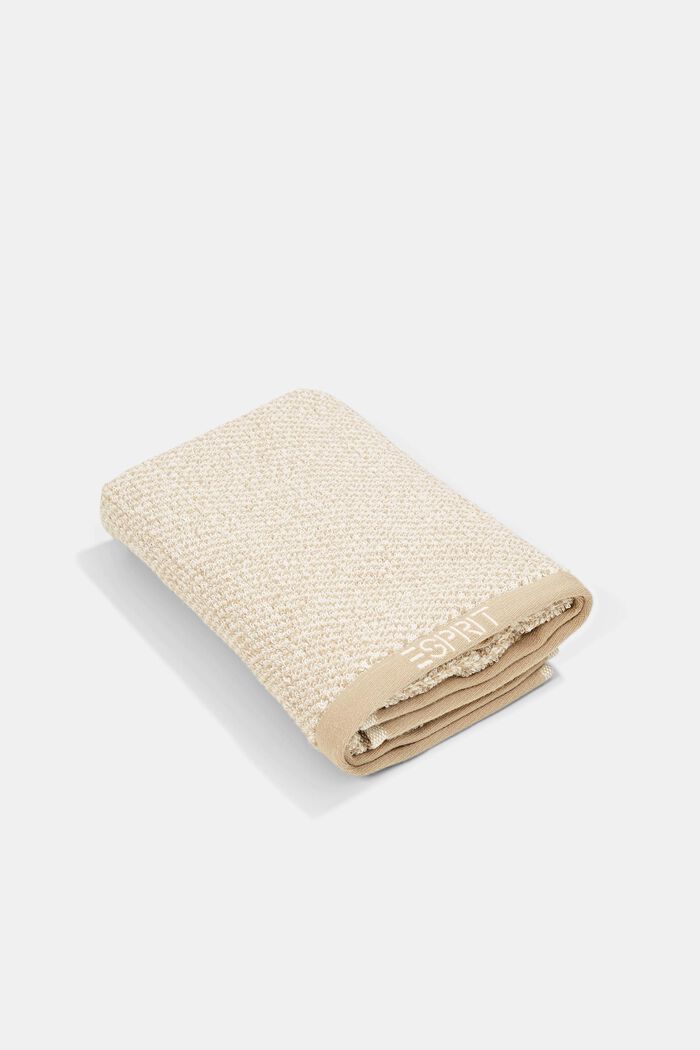 Handdoek van 100% katoen, SAND, detail image number 2