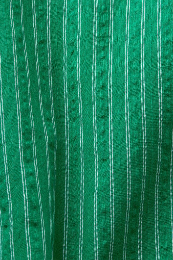 Mini robe-chemise rayée, DARK GREEN, detail image number 4