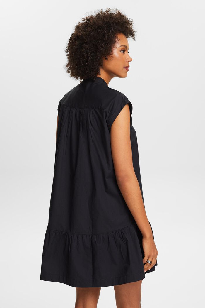 Mini-robe sans manches à base volantée, BLACK, detail image number 2