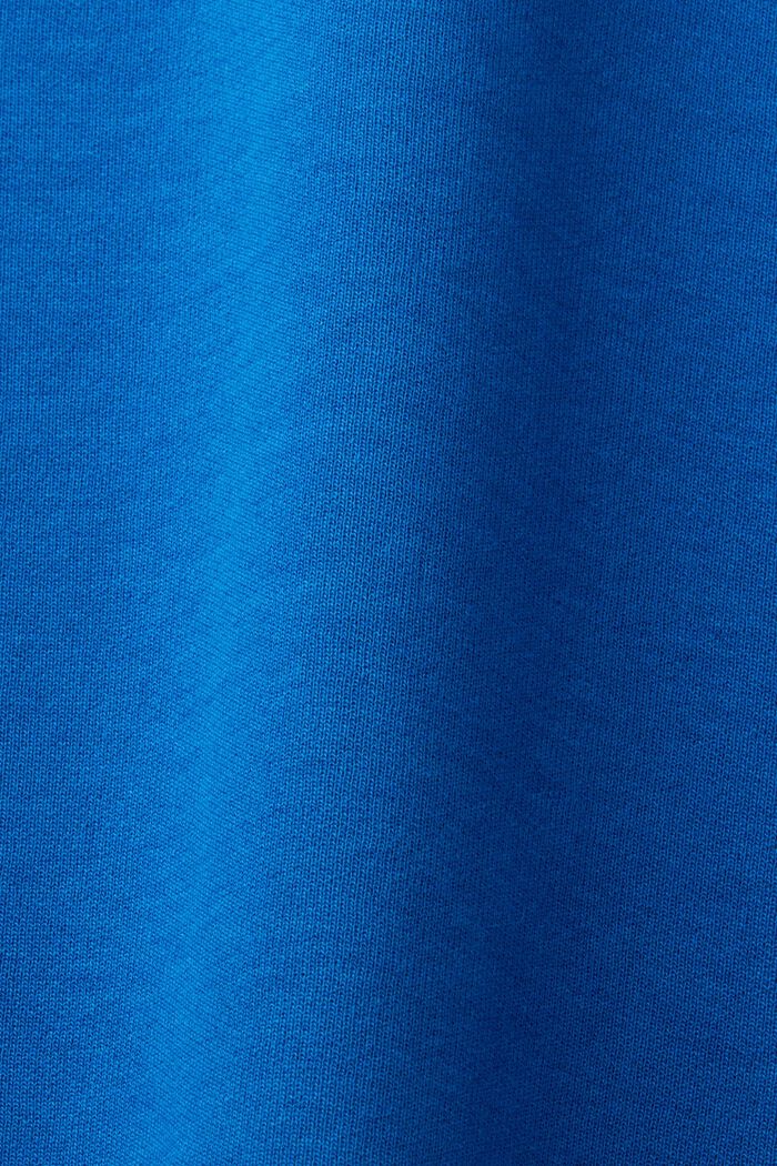 Sweat-shirt basique, en coton mélangé, BRIGHT BLUE, detail image number 5