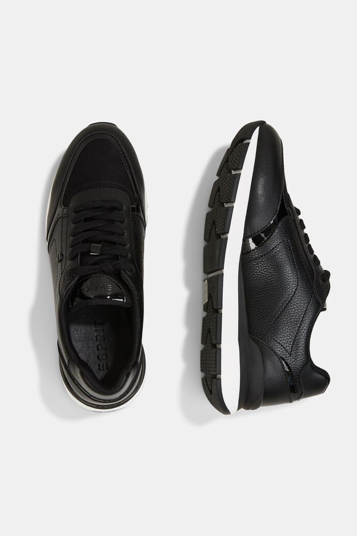Sneakers en mélange de matières, BLACK, detail image number 5