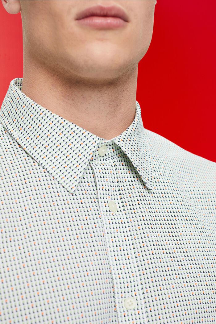 T-shirt de coupe Slim Fit à motif all-over, WHITE, detail image number 2