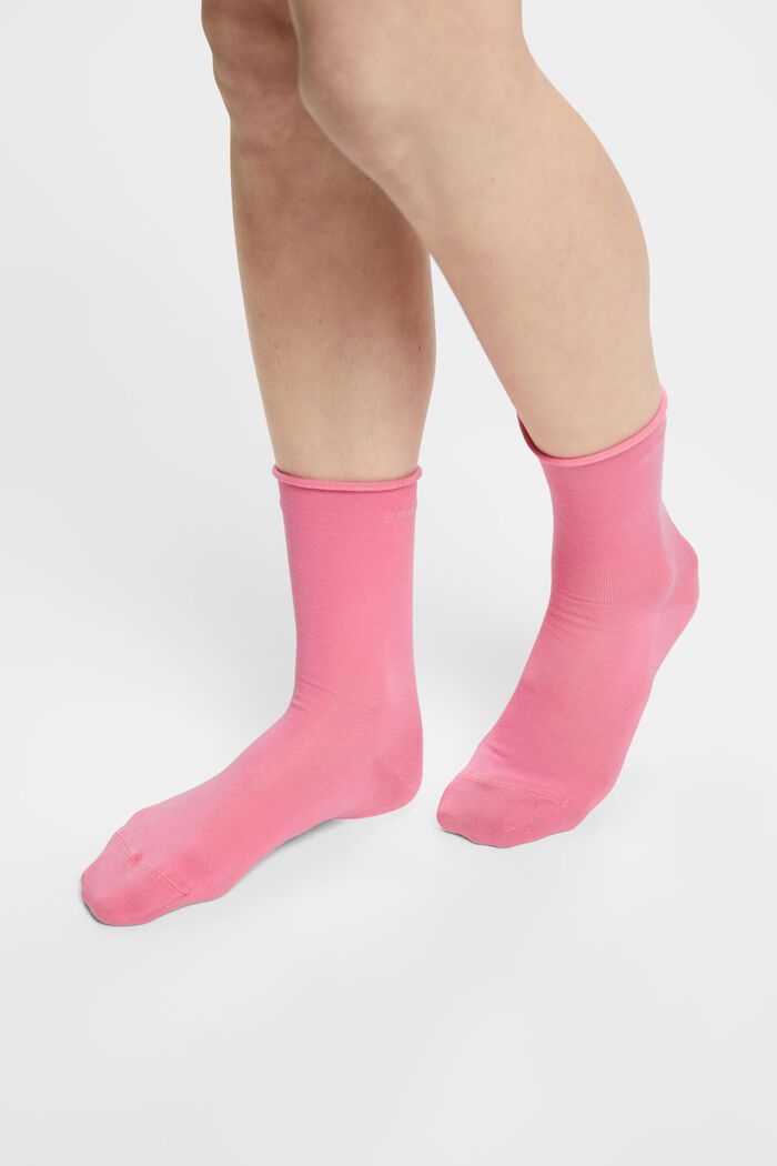 2 paar grofgebreide sokken, ROSE, detail image number 2