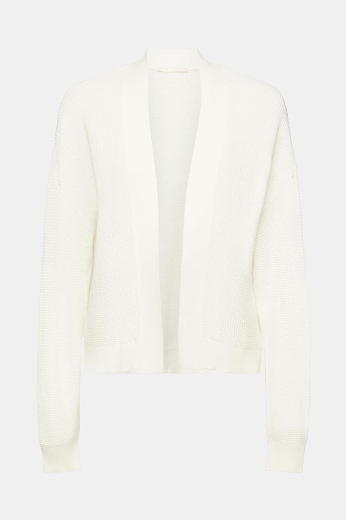 Cardigan ouvert en maille, OFF WHITE, detail image number 6