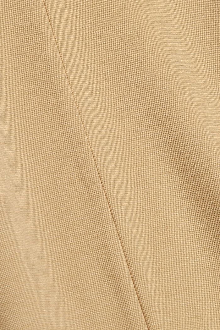 Culotte-broek van vormvaste jersey, CAMEL, detail image number 4