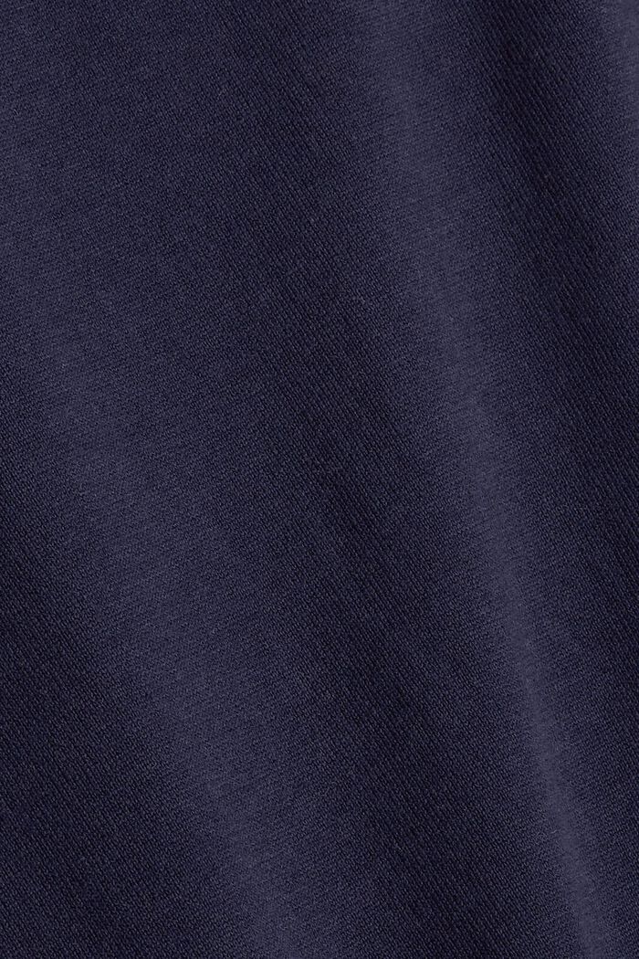 Robe-pull basique en coton mélangé, NAVY, detail image number 4