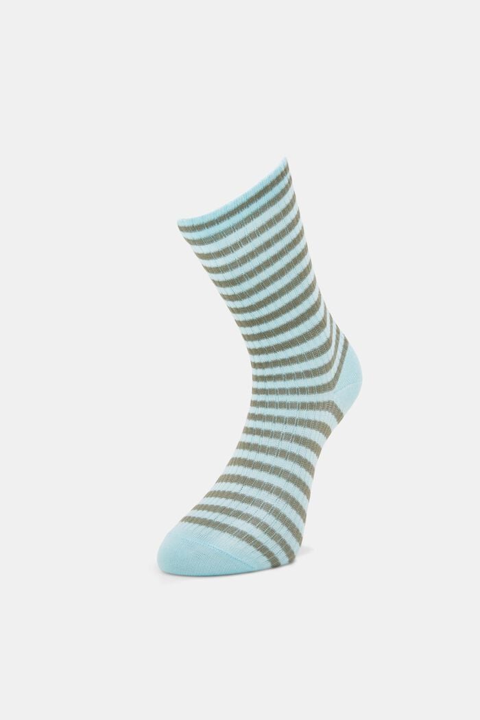 Set van 2 paar sokken in een strepenlook