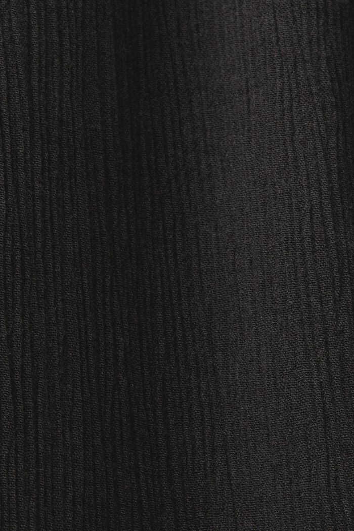 Crinkled maxi-jurk, BLACK, detail image number 6