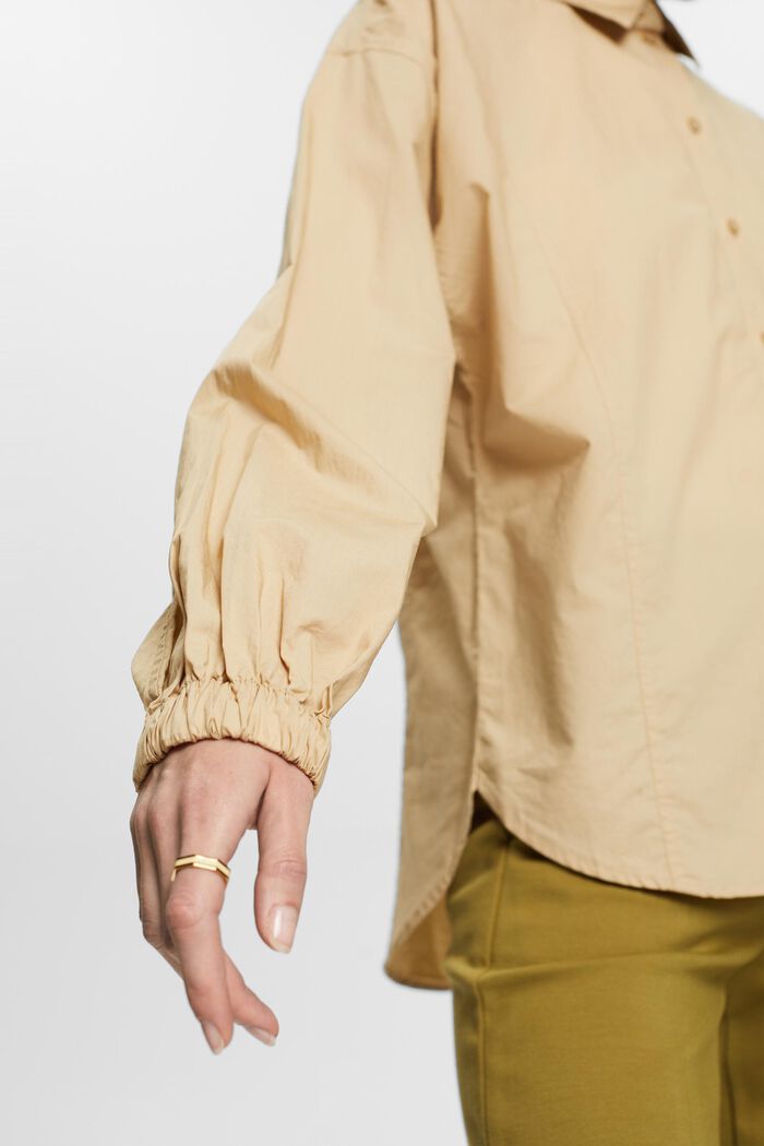 Chemise à col boutonné en coton, SAND, detail image number 2