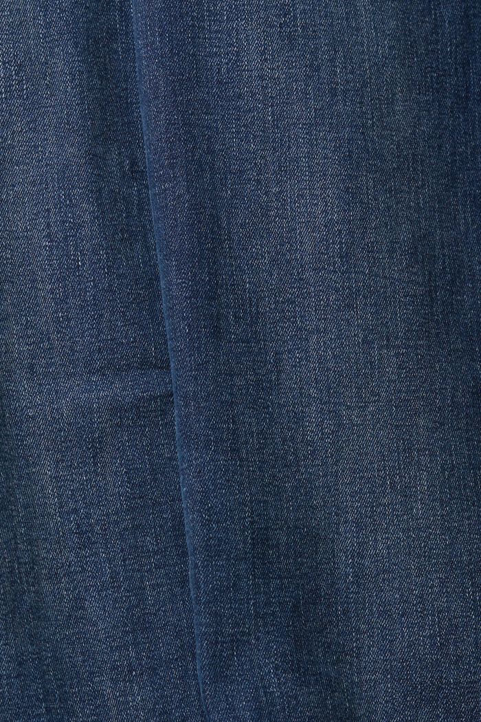Jean à jambes droites, BLUE DARK WASHED, detail image number 6