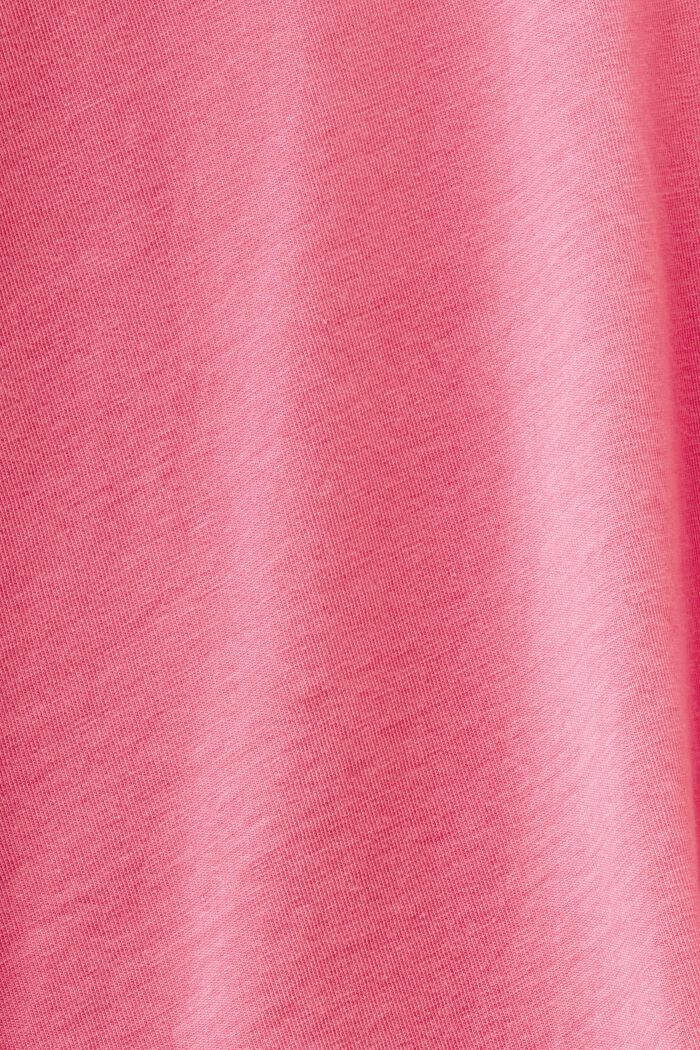 T-shirt en coton délavé à l’acide, PINK FUCHSIA, detail image number 5