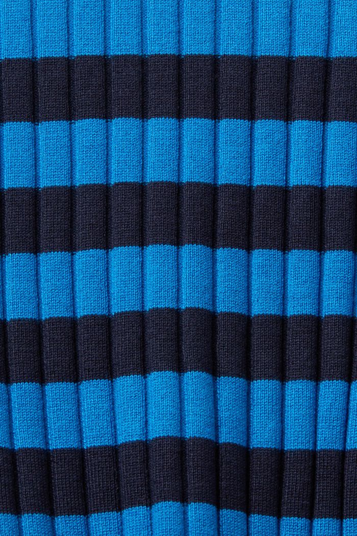 Gestreepte trui met ribbreisel, BLUE, detail image number 5