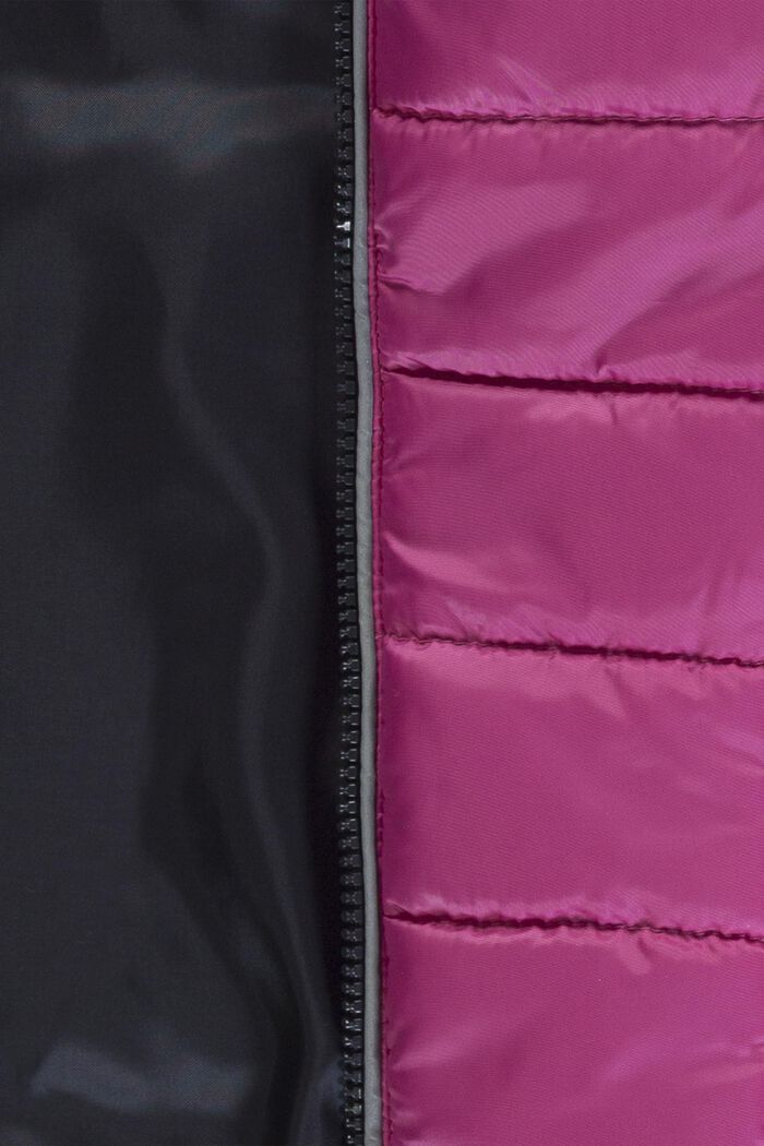 Gewatteerde jas met capuchon, PINK, detail image number 2