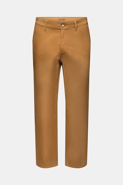 Pantalon chino droit en twill de coton