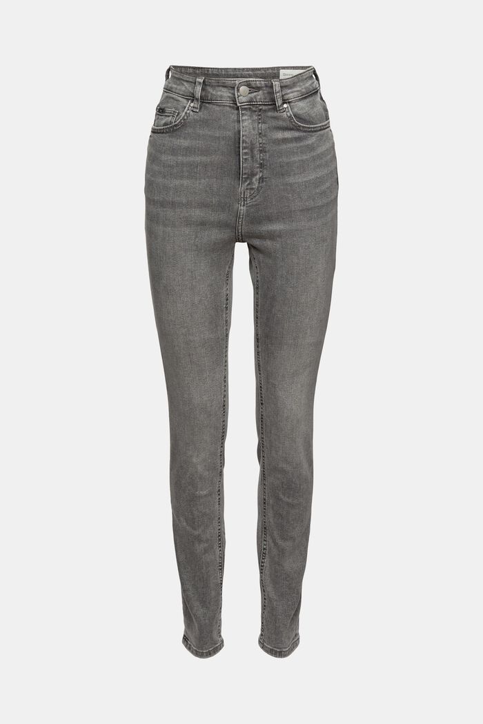 Stretchjeans met washed-out look