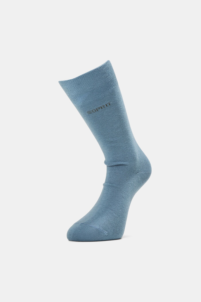 Set van 2 paar sokken, organic cotton, BLUESTONE, detail image number 0