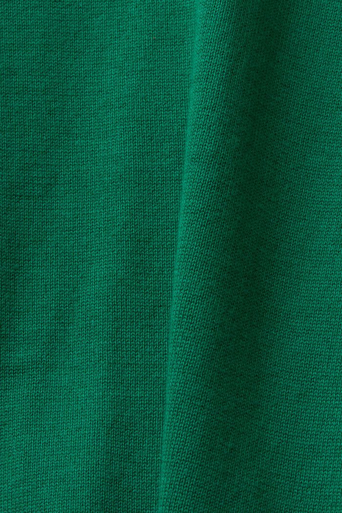 Pull-over oversize, 100 % coton, DARK GREEN, detail image number 6
