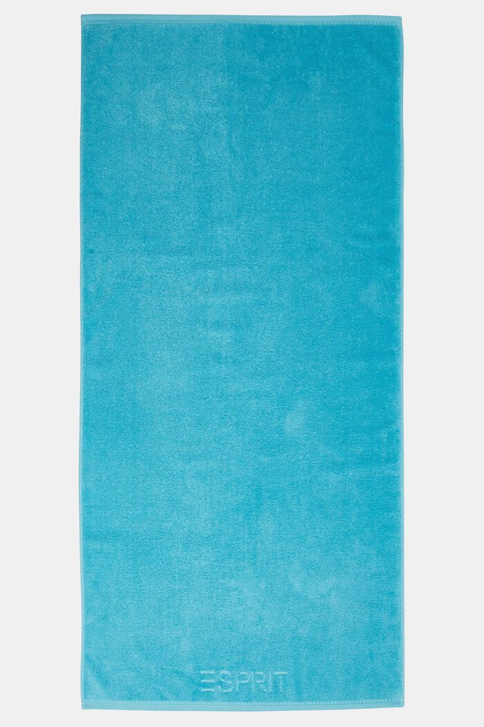 Collection de draps de bain en tissu éponge, TURQUOISE, detail image number 4
